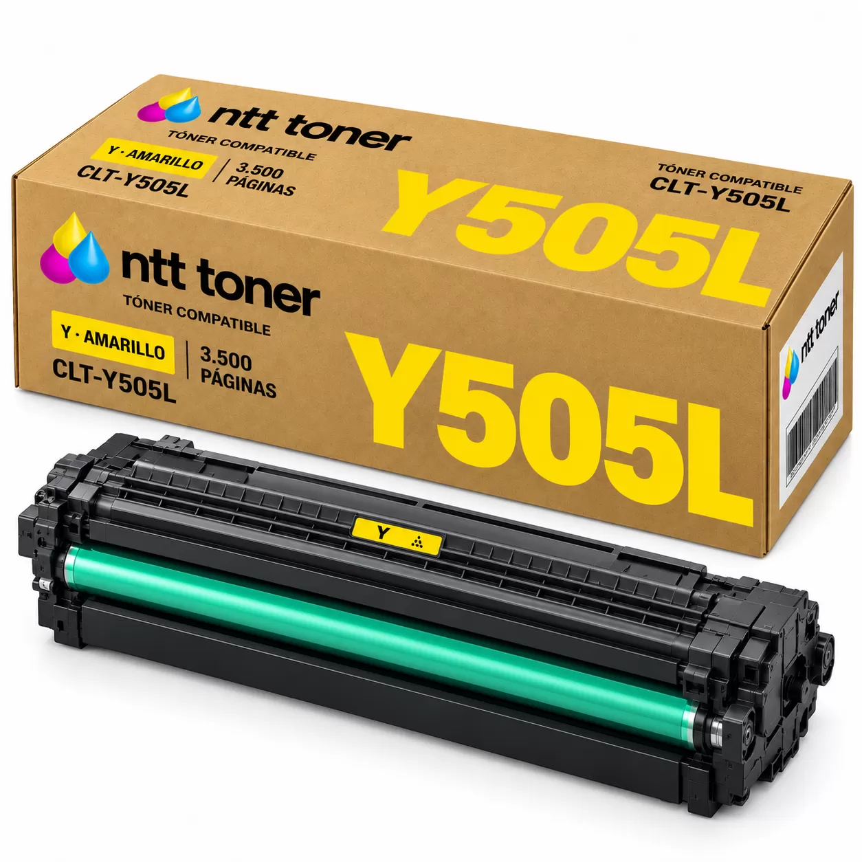 Toner Samsung CLT-Y505L Amarillo Compatible Toner Samsung CLT-Y505L Amarillo Compatible